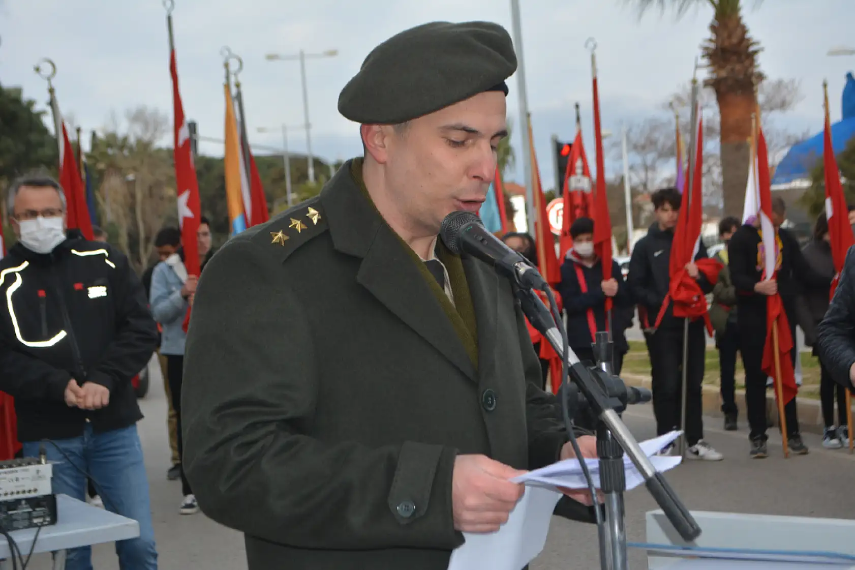 Ayvalık'ta Çanakkale Zaferi'nin 107. yıldönümü gururu