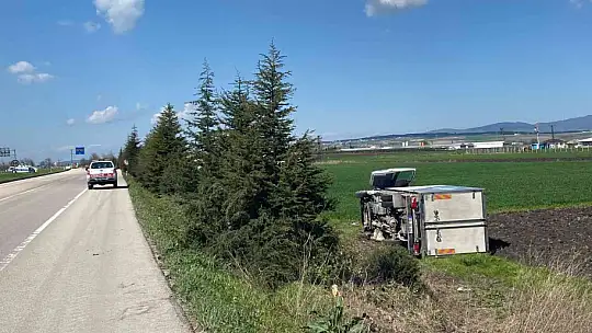 Bandırma'da trafik kazasında bir kişi yaralandı