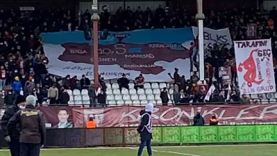 Bandırmanın il olma sevdası tribünlere taşındı