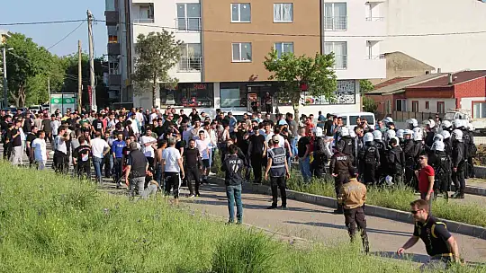 Bandırmaspor - Bursaspor maçı sonrasında arbede yaşandı