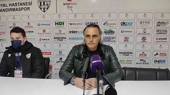 Bandırmaspor - İstanbulspor maçın ardından