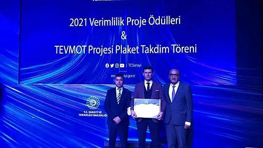 Burhaniye Mesleki Eğitim Merkezine teşekkür belgesi