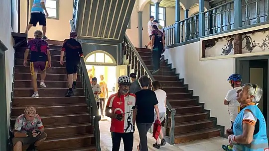 Havran bisikletçileri ağırladı