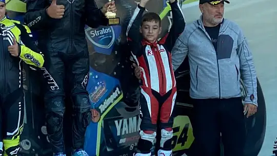 Spormoto Şampiyonasında Çağatay Çoklar Türkiye üçüncüsü oldu