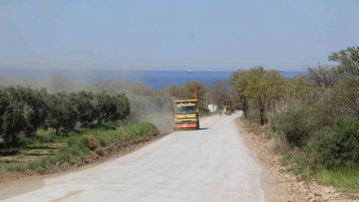 Antik Yunan kenti Alexandria Troas'un yolu yapıldı