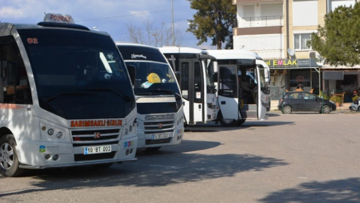 Ayvalık'ta dolmuş fiyatlarına yüzde 33 zam yapıldı