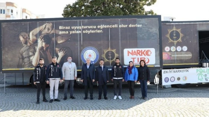 Bağımlılıkla Mücadele Narkotik TIR'ı Çanakkale'de