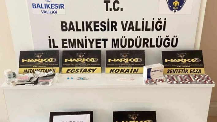 Balıkesir'de asayiş ve uyuşturucu operasyonu