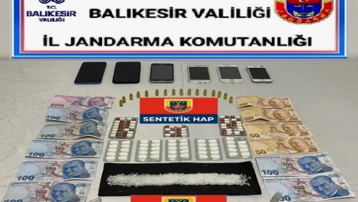 Balıkesir'de uyuşturucu operasyonu: 6 gözaltı