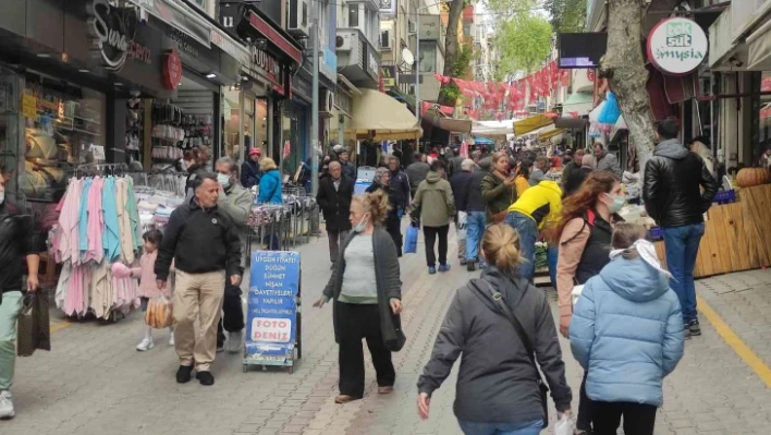 Bandırma'da bayram arefesi yoğunluğu