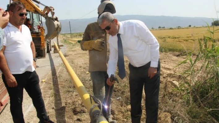 Başkan Kaplan, 'Koçarlı Ekim ayında doğalgaz kullanımına başlayacak'