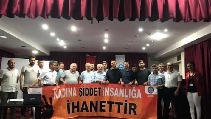 Din görevlilerine 'kadına yönelik şiddetle mücadele' konulu seminer verildi