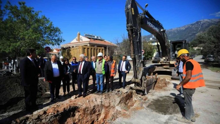 Fethiye'nin alt yapı yatırımı tamamlanıyor