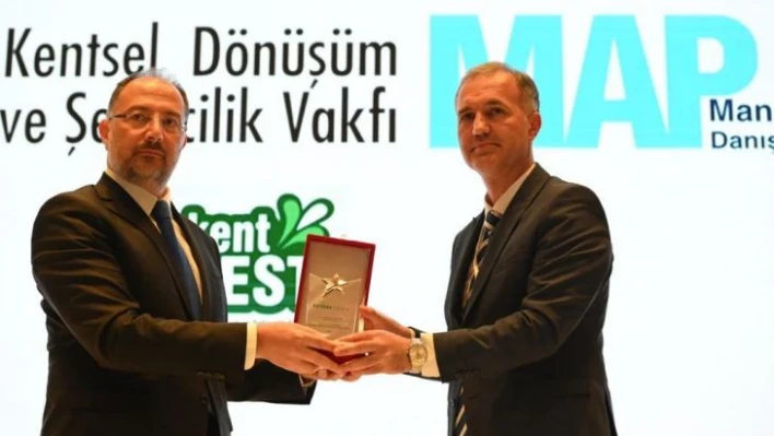 İnegöl'ün kentsel dönüşüm projesi ödülle başladı