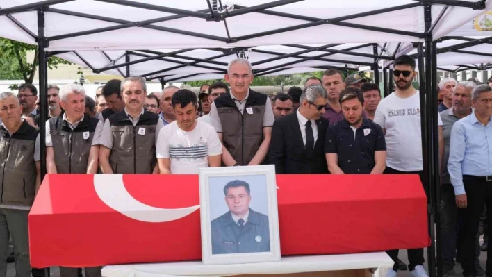 Muğla'da şehit olan orman muhafaza memuru için tören düzenlendi