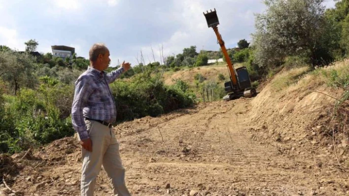 Nazilli Yaylapınar'da yol açma çalışmaları başladı