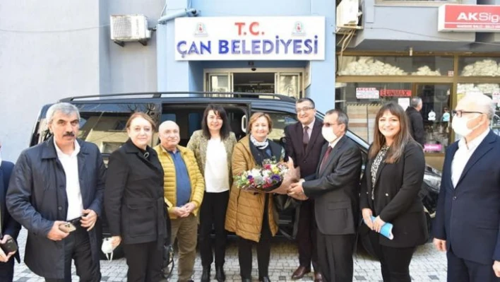 TBMM dilekçe komisyonu Milletvekilleri Çan Belediyesi kooperatif çalışmalarını yerinde inceledi