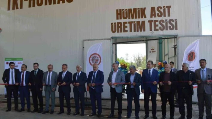 Türkiye Kömür İşletmeleri Kurumu Hümas Gübre Tesisleri açıldı